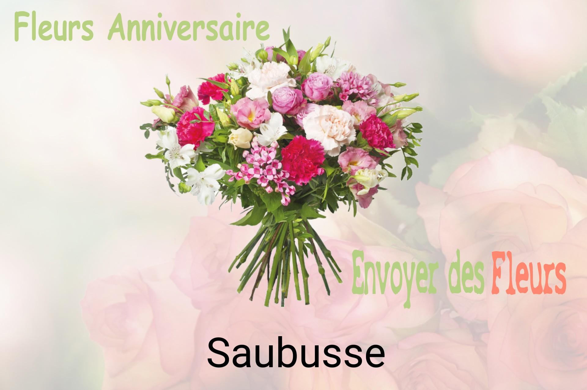 Bouquet de fleurs d’anniversaire livré à Saubusse