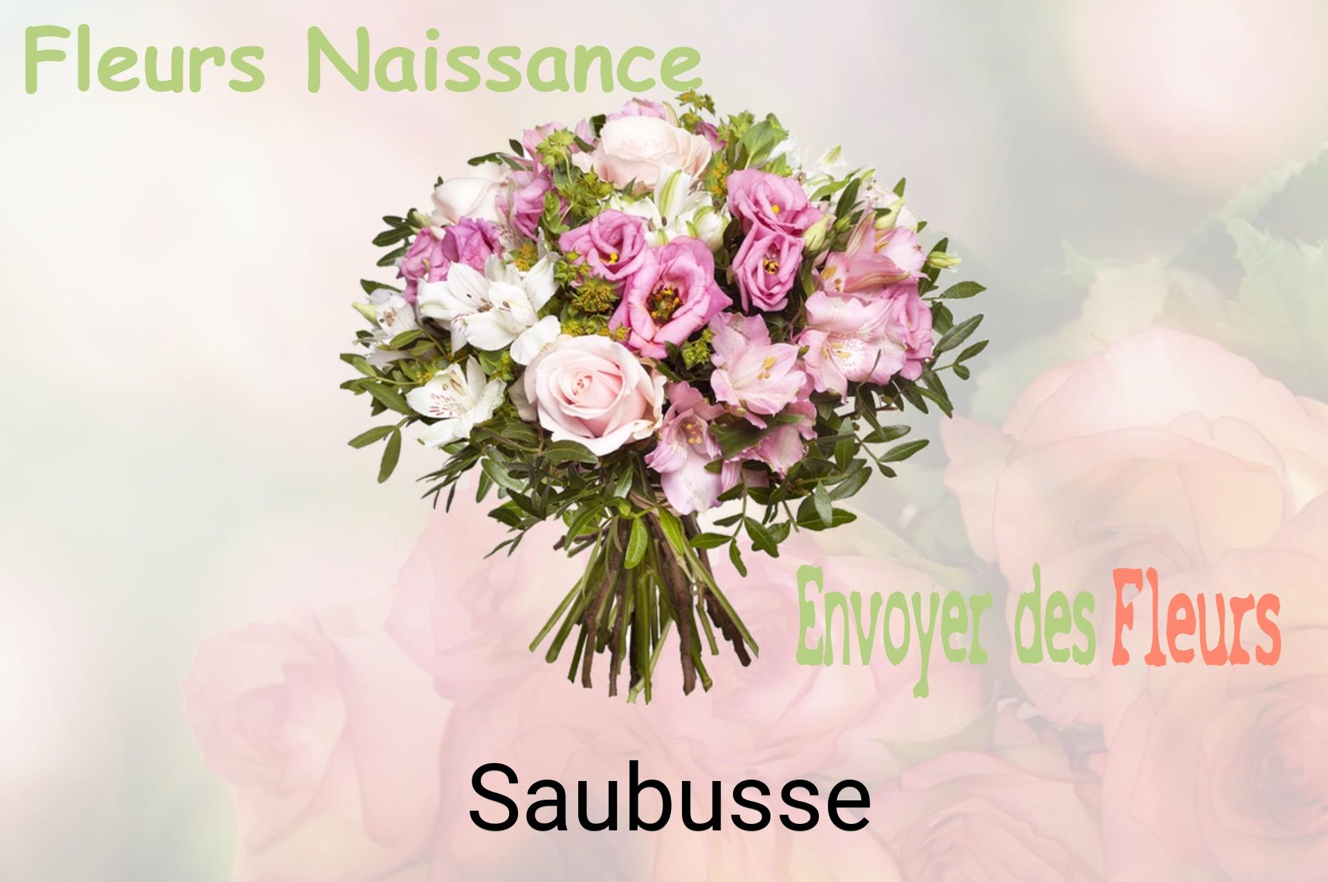 Bouquet de fleurs de naissance livré à Saubusse